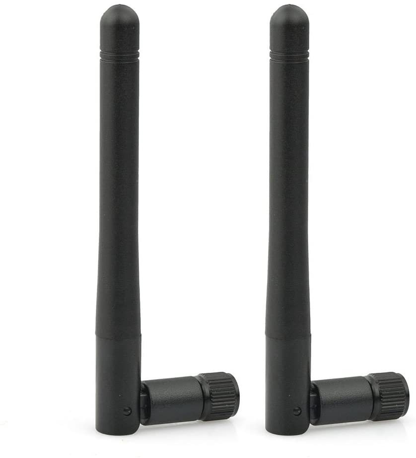 Pair of black 2.4GHz external antennas
